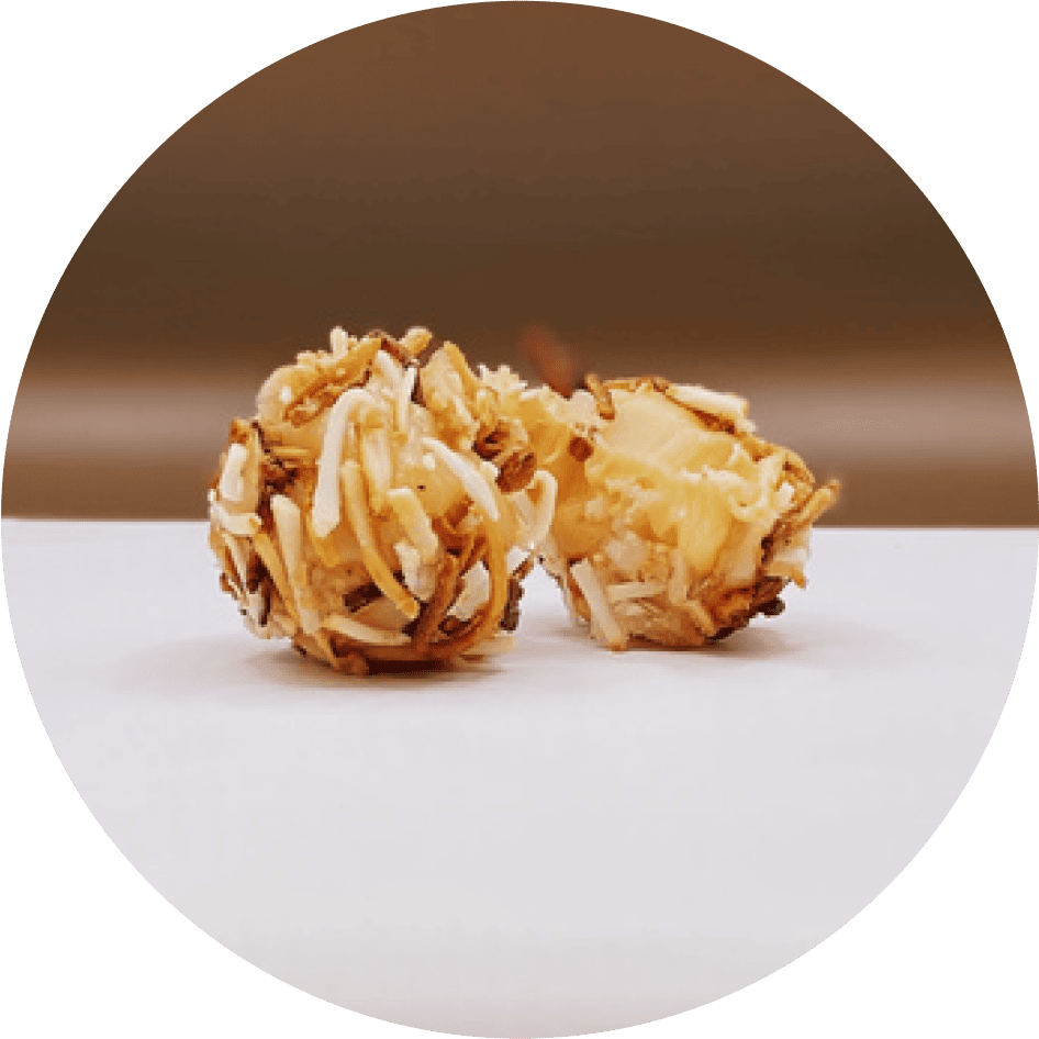 Brigadeiro de coco crocante