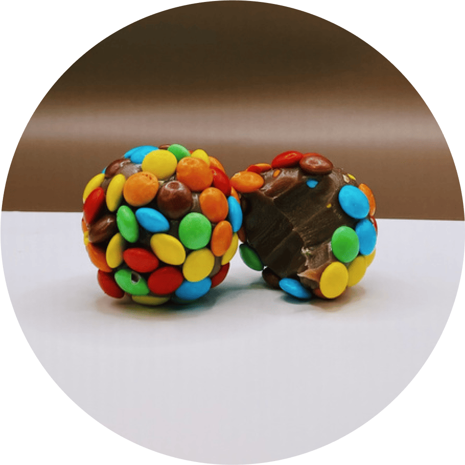 Brigadeiro de confeti
